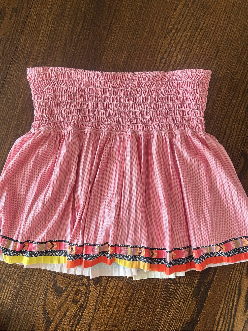 Lucky in Love Light Pink Ruched  Waist Tiered Tennis / Pickel Skirt
